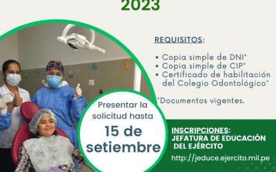 CONCURSO NACIONAL RESIDENTADO ODONTOLÓGICO 2023