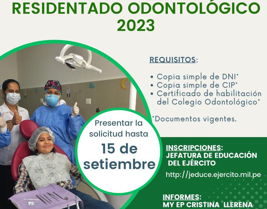 CONCURSO NACIONAL RESIDENTADO ODONTOLÓGICO 2023